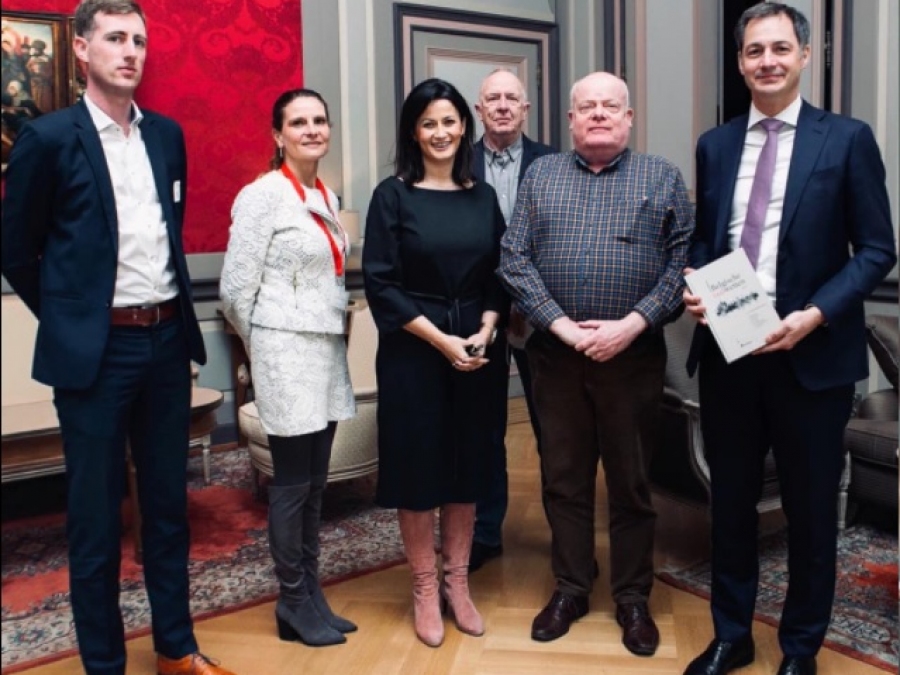 Hoog bezoek in de Senaat!  Hoog bezoek in de Senaat!