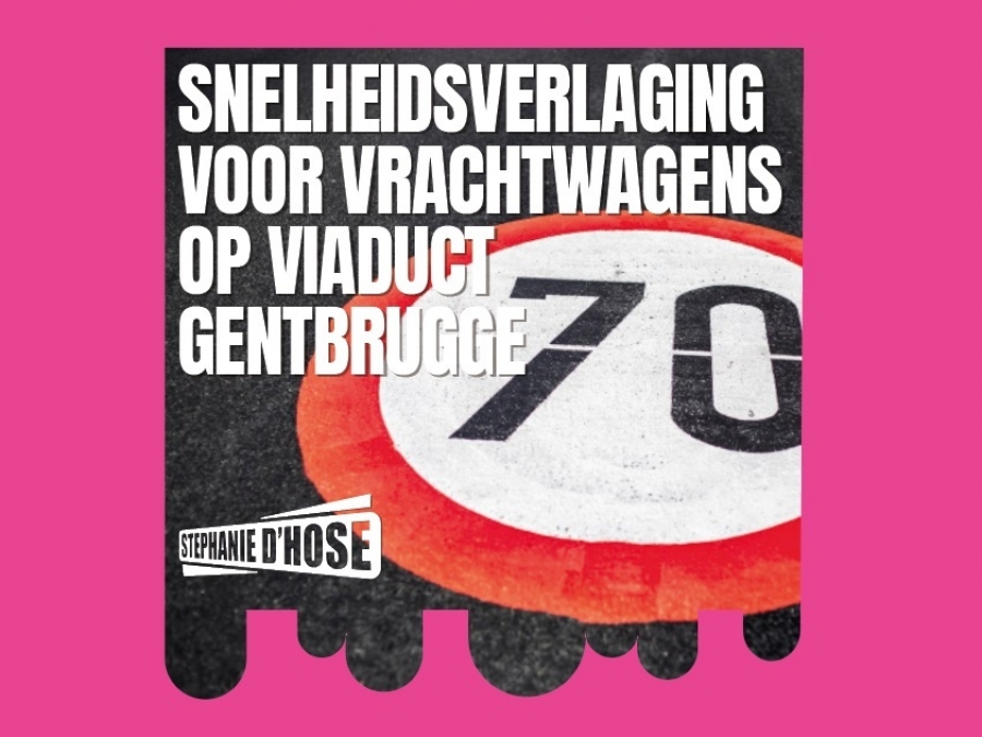 Snelheidsverlaging voor vrachtwagens op viaduct Gentbrugge Snelheidsverlaging voor vrachtwagens op viaduct Gentbrugge