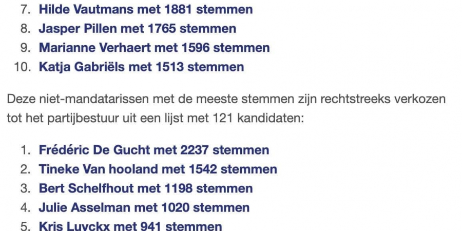 Verkozen in het liberaal partijbestuur! Verkozen in het liberaal partijbestuur!