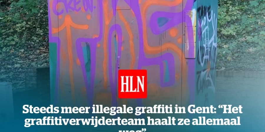 We moeten de strijd tegen graffiti blijven voeren! We moeten de strijd tegen graffiti blijven voeren!
