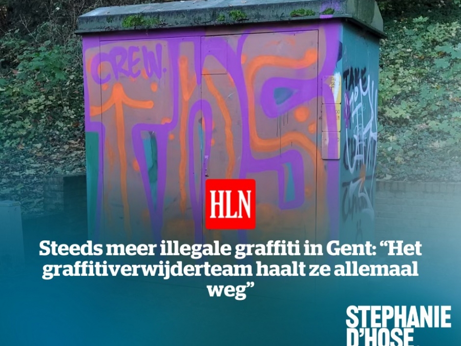 We moeten de strijd tegen graffiti blijven voeren! We moeten de strijd tegen graffiti blijven voeren!